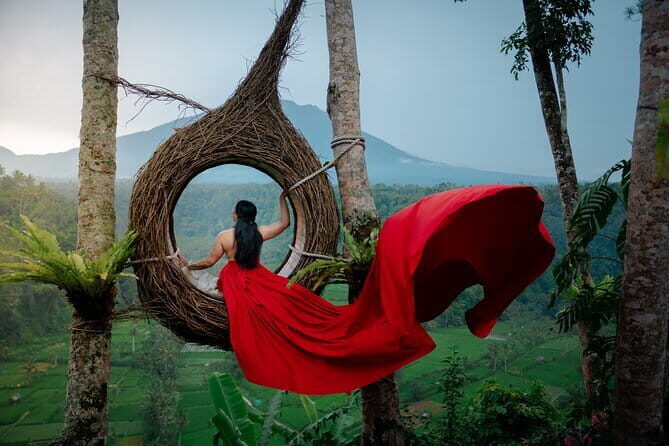 Bali Day Trip: Bali Instagram Tour (All Inclusive & Private) - Goa Raja Waterfall: cooling off before the rice terraces