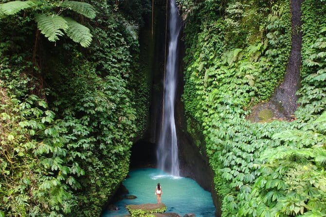 Bali: Ubud (Temple, Spring, Rice Terraces, & Waterfall) - Tegenungan Waterfall: Cooling Off and Choosing Your Viewpoint
