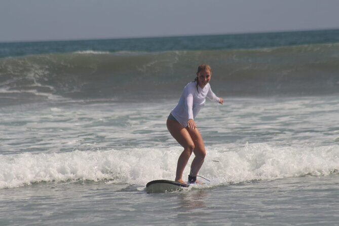 Private Beginner 1 on 1 Surf Lesson at Kuta Beach - In the water: what beginner waves are really like here