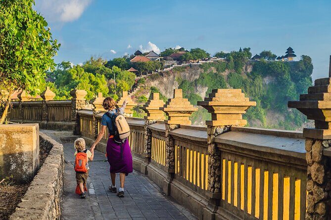 Private Tour Bali Beaches and Uluwatu Temple with Dinner - Uluwatu Temple: Big Cliff Views and Monkey-Smart Tips